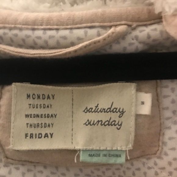 Anthropologie Blush Quilted Jacket Size M - Picture 6 of 7